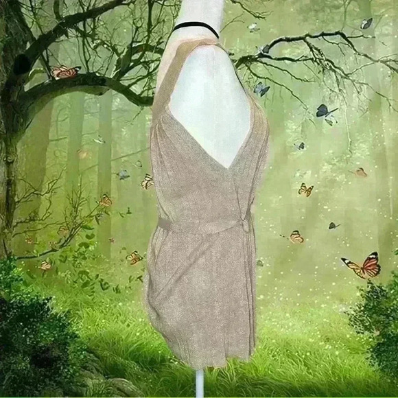 Y2K Charlotte Russe Glitter Gold Cami - Picture 6 of 7